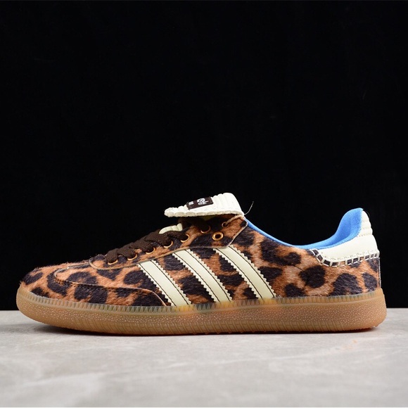 Adidas x Wales Bonner Samba Pony Leopard Print Women's - Picture 1 of 9